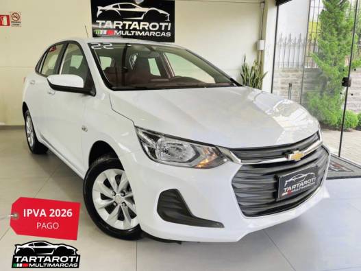 CHEVROLET - ONIX - 2021/2022 - Branca - R$ 73.990,00